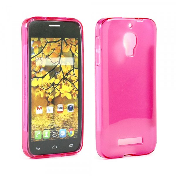 Wholesale Alcatel One Touch Fierce 7024W TPU Gel Case (Hot Pink)